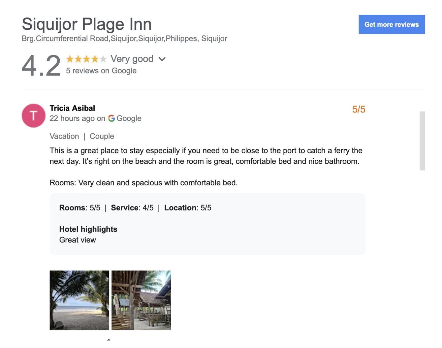 Siquijor Plage Inn Zewnętrze zdjęcie